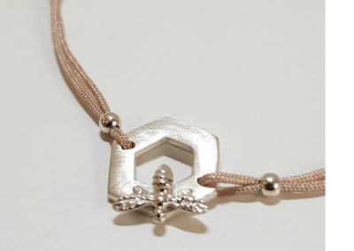 Bienenarmband Sterlingsilber