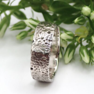 Shabby-Ring ca. 6,5mm breit aus Sterlingsilber