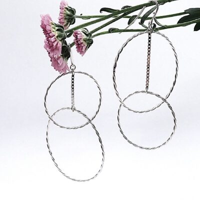 Kreis-Ohrringe